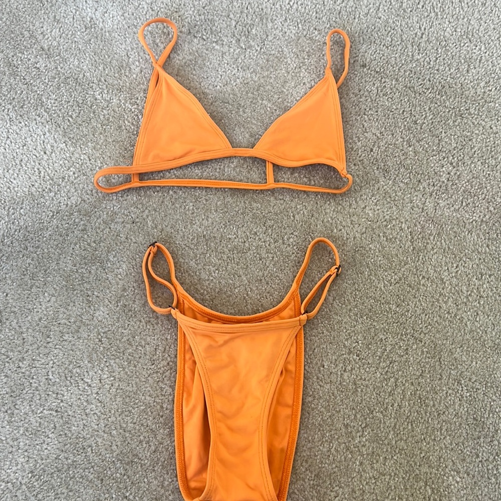 Minimale animale orange bikini xs